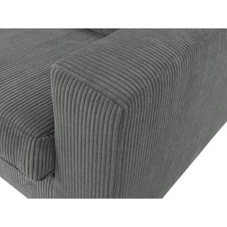 Vente-unique Großes Ecksofa Cord Ecke Links MONDOVI  