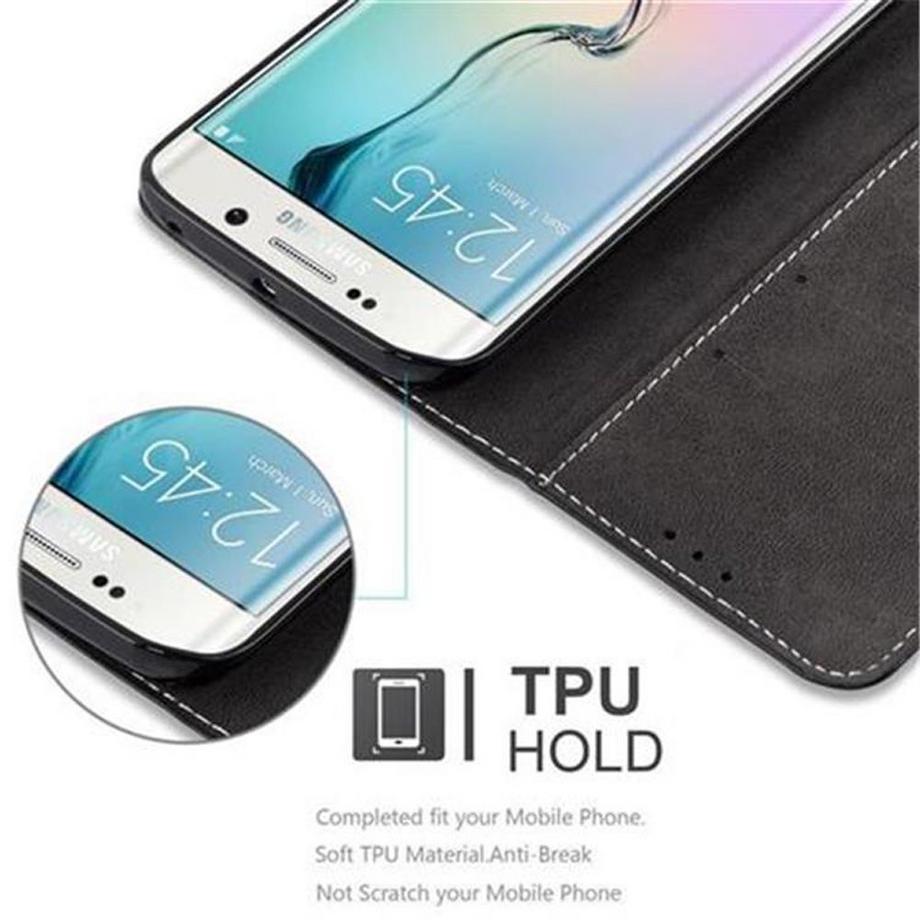 Cadorabo  Hülle für Samsung Galaxy S6 EDGE Magnetverschluss, Standfunktion 