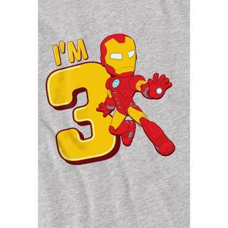 Iron Man  TShirt  3 Geburtstag 