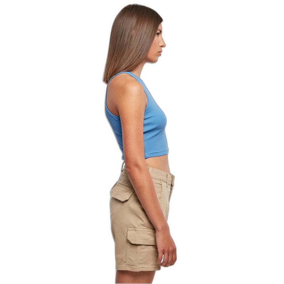 URBAN CLASSICS Geripptes Crop Top  