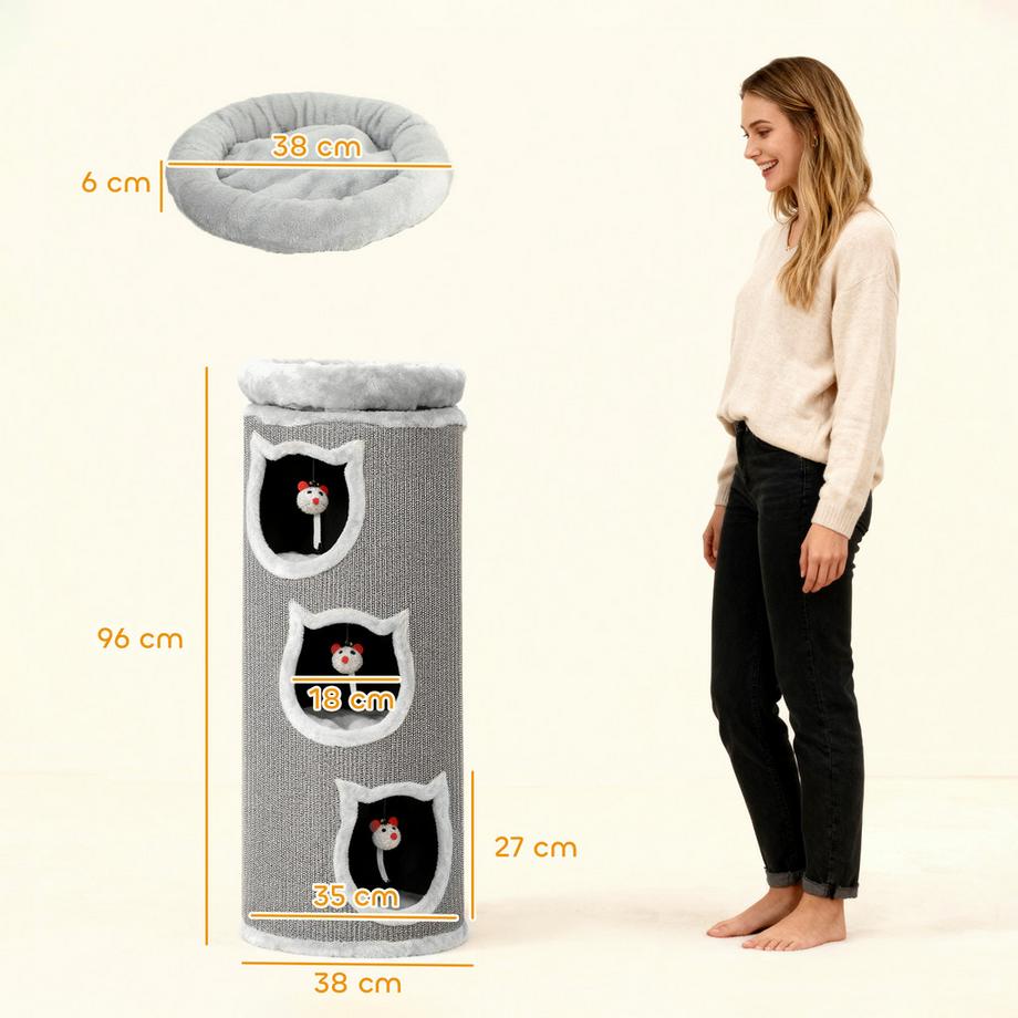 PawHut  Barillet à gratter 