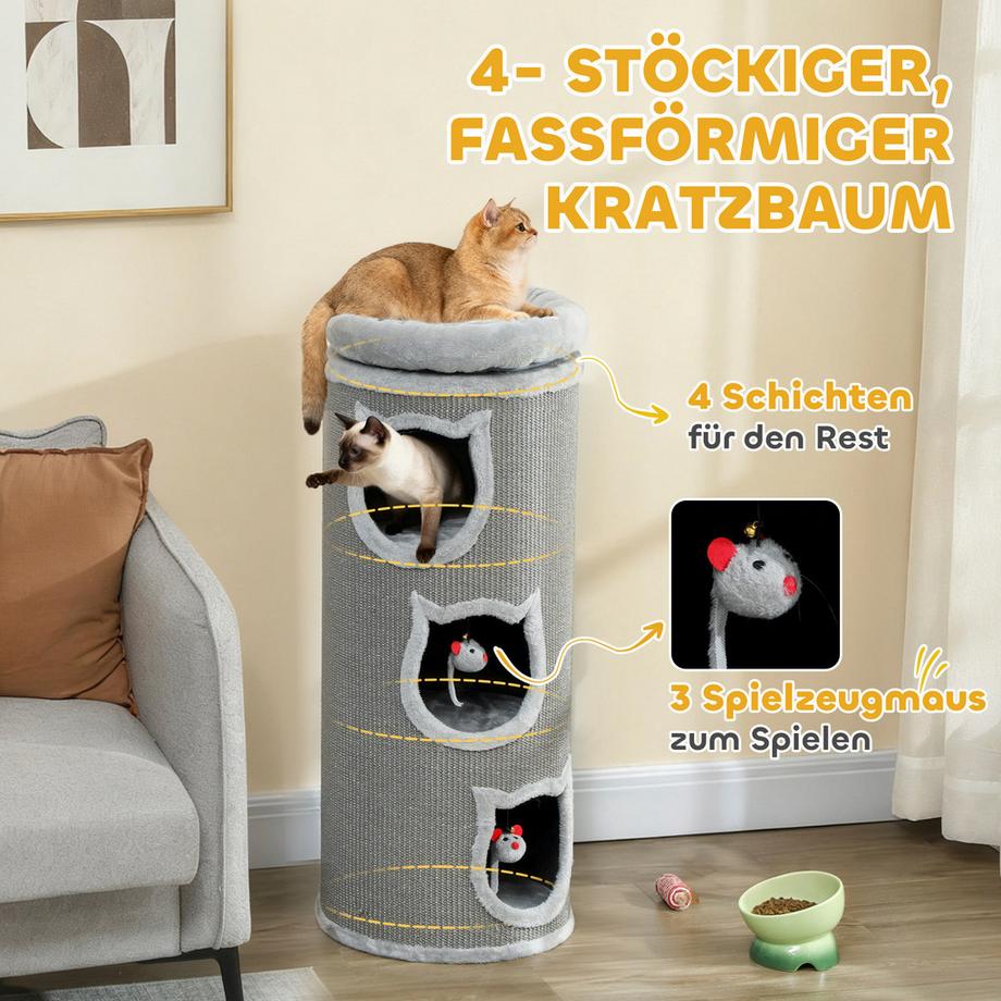 PawHut  Barillet à gratter 