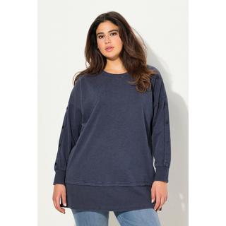 Ulla Popken  Sweatshirt, Lagenoptik, Oversized, Rundhals, Langarm 