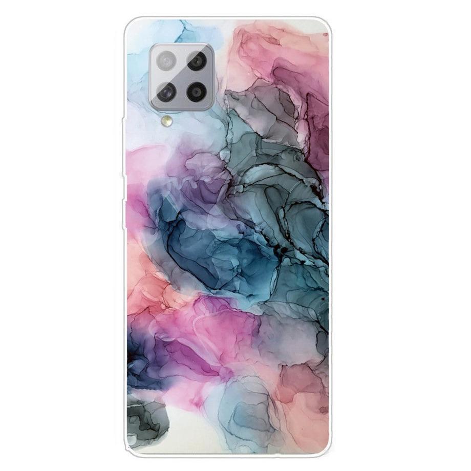 Galaxy A42 - Custodia siliconica Marble