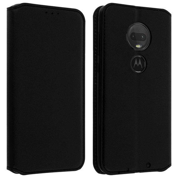 Avizar  Custodia Flip Moto G7 e G7 Plus Nero 