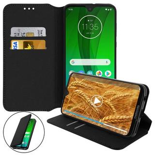 Avizar  Custodia Flip Moto G7 e G7 Plus Nero 