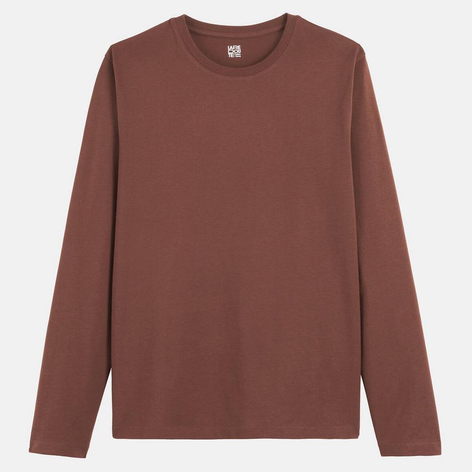 La Redoute Collections Maglietta maniche lunghe girocollo  