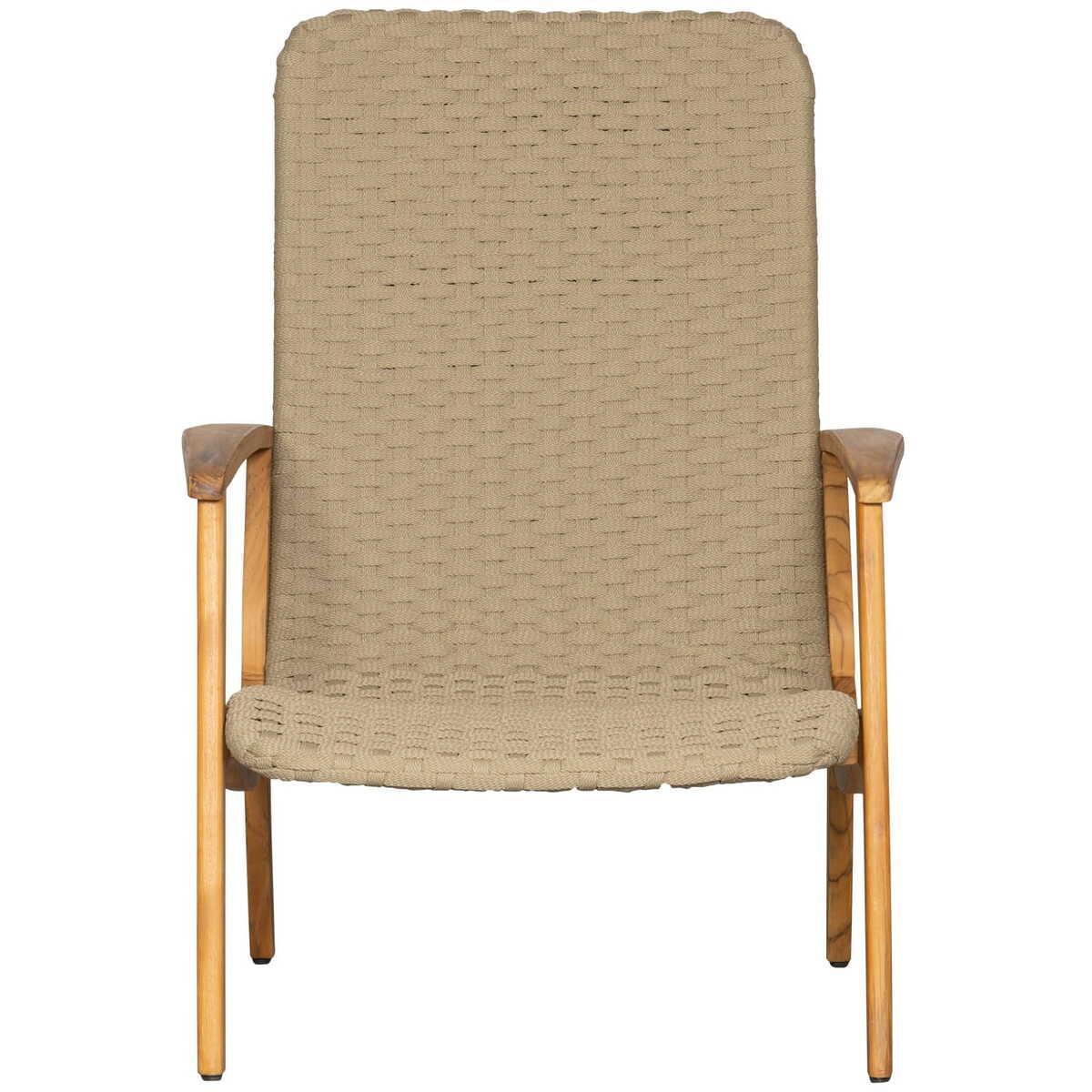 mutoni living Fauteuil de jardin Stony Teak army  