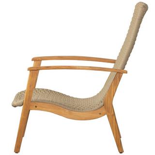 mutoni living Fauteuil de jardin Stony Teak army  