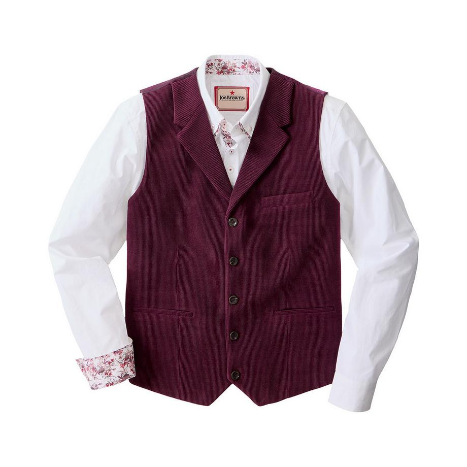 Joe Browns Gilet Opulento in Velluto a Coste  