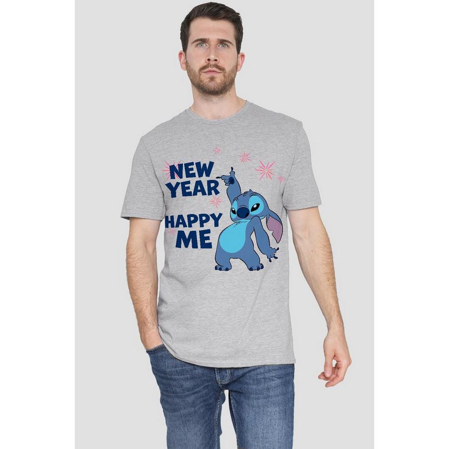 Lilo & Stitch New Year Happy Me Stitch T-Shirt Grafica  
