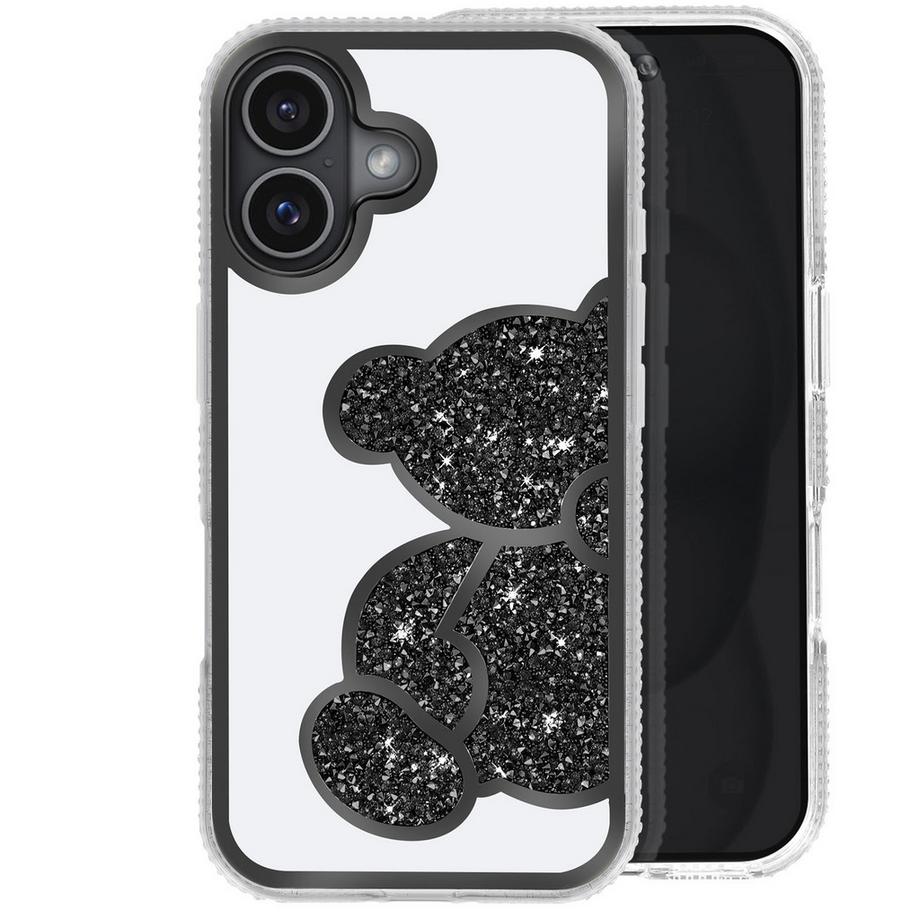 Coque iPhone 16 Plus Ourson Noir