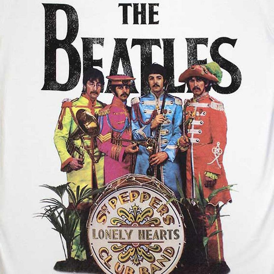 The Beatles Sgt Pepper Grafikdruck T-Shirt  