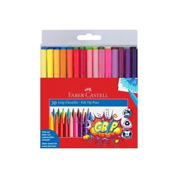 FABER-CASTELL Permenant Marker Grip 3mm 155335 assortiert 30 Stück