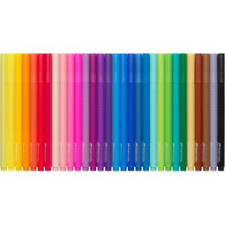 Faber-Castell FABER-CASTELL Permenant Marker Grip 3mm 155335 assortiert 30 Stück  