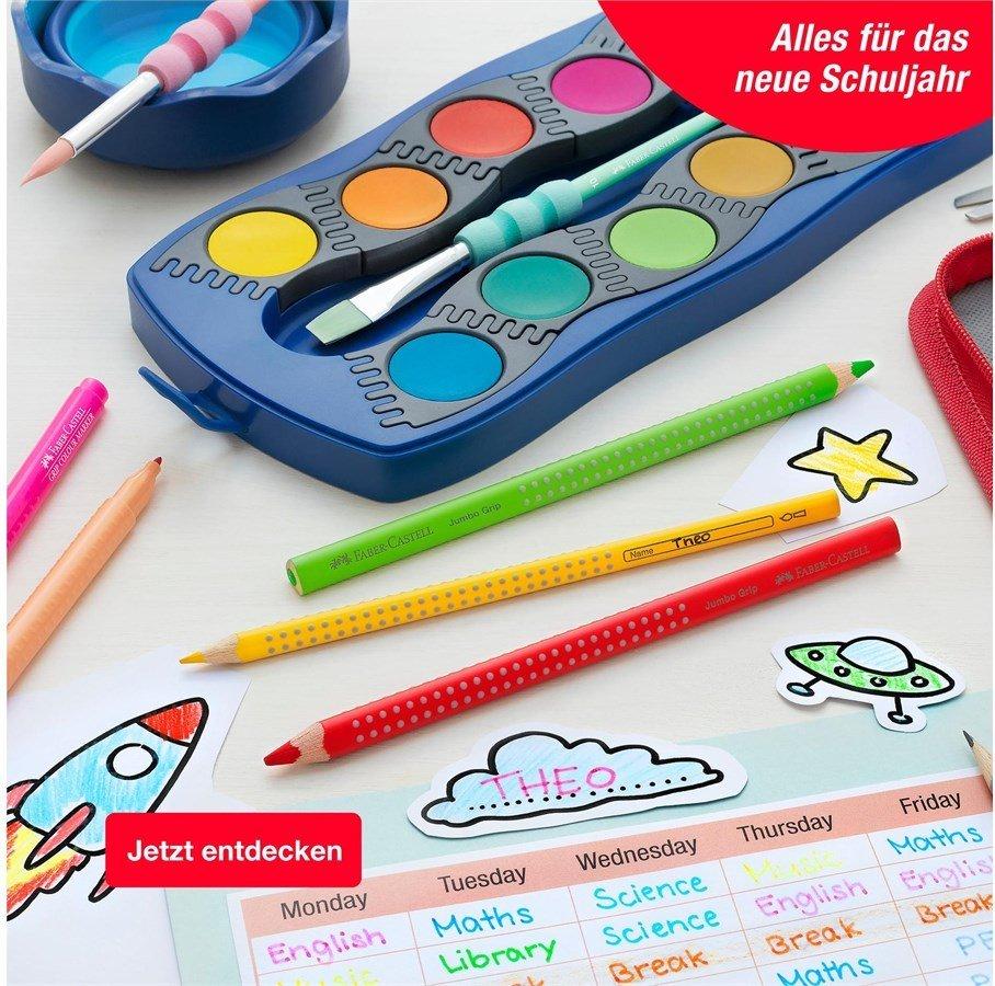 Faber-Castell FABER-CASTELL Permenant Marker Grip 3mm 155335 assortiert 30 Stück  