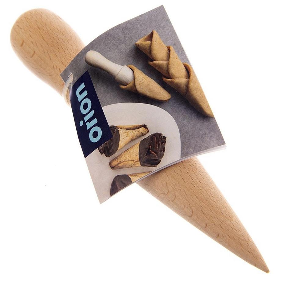 Orion  Cornets de glace croustillants parfaits avec des outils en bois de hêtre 