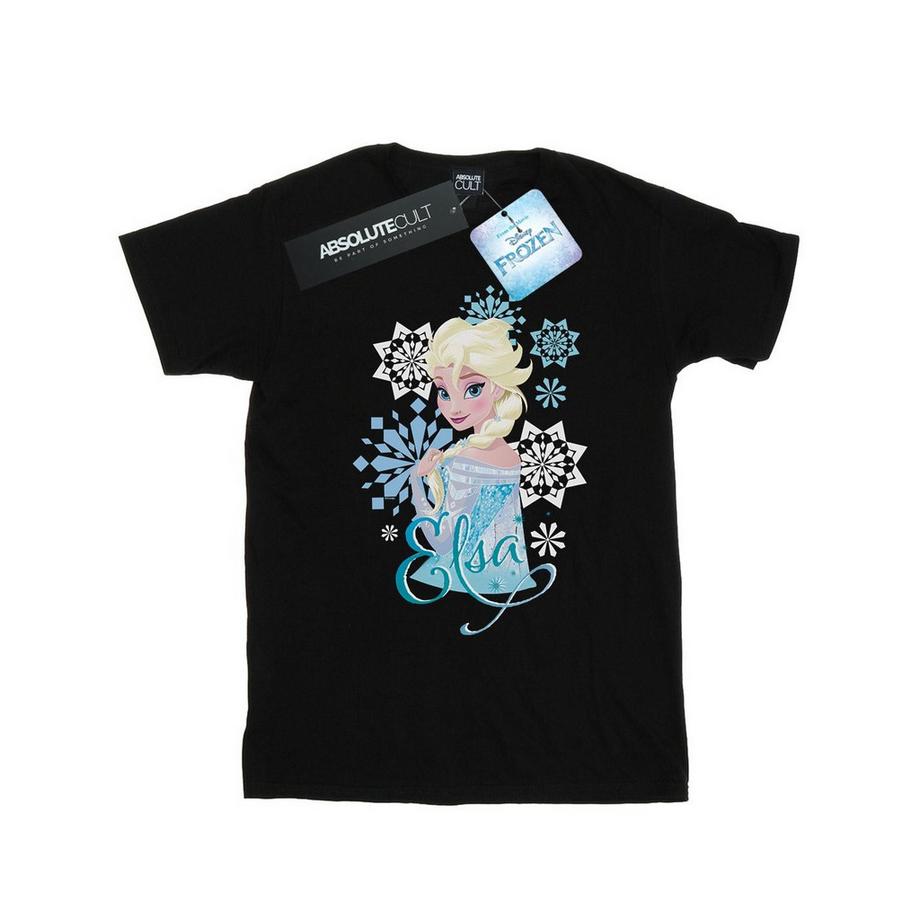 Frozen Maglietta Ampia Elsa Fiocco Di Neve