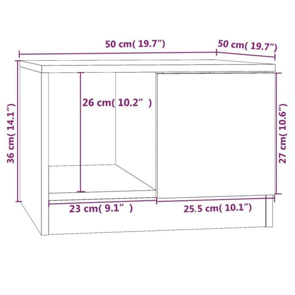 VidaXL Table basse bois d'ingénierie  