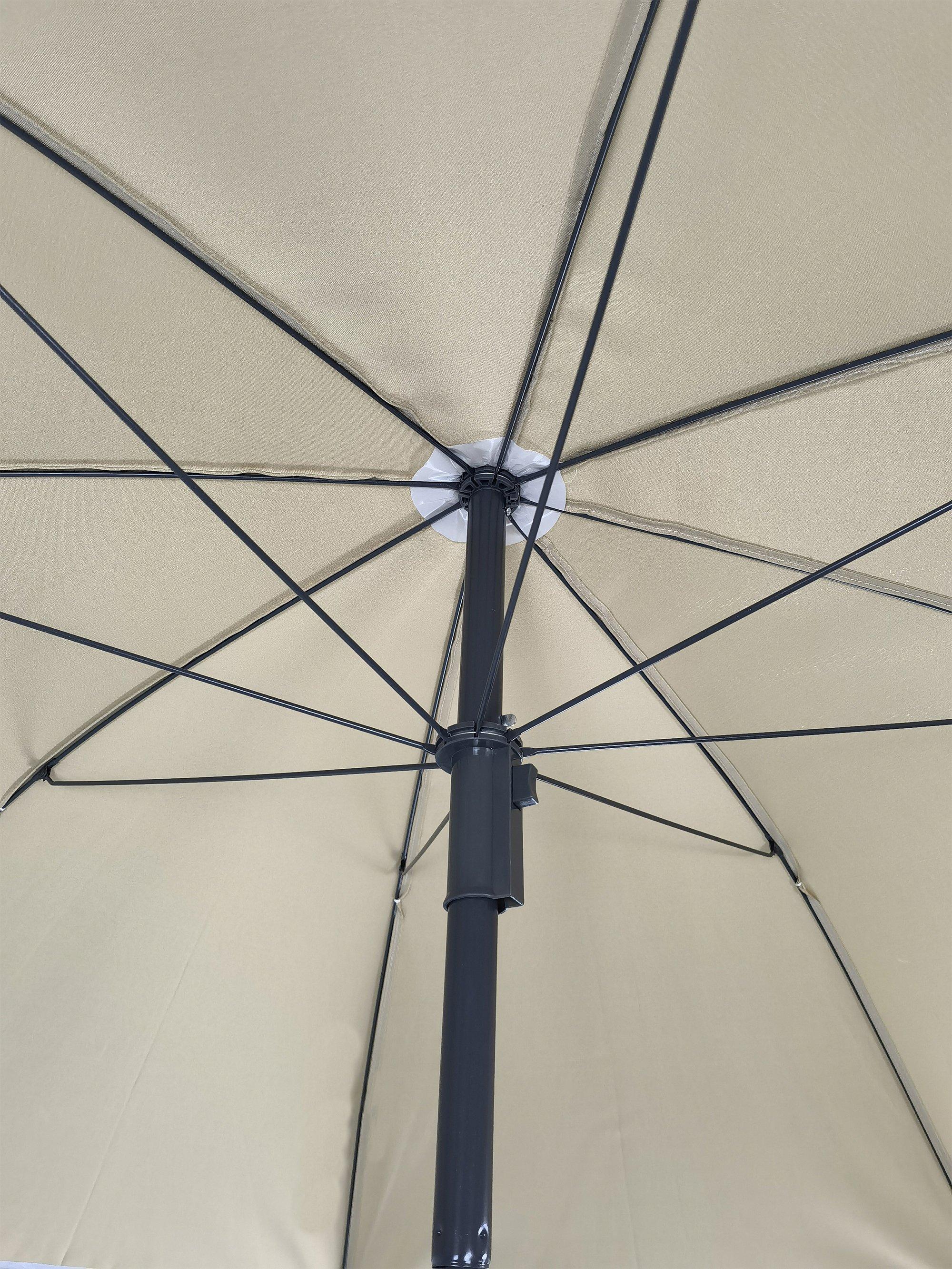 VCM Parasol Parasol de plage Parasol de balcon Parasol de jardin rond Protection UV  