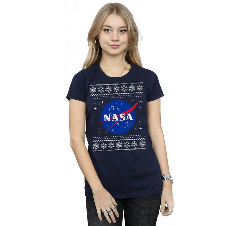 Nasa Christmas Jumper Style T-Shirt  