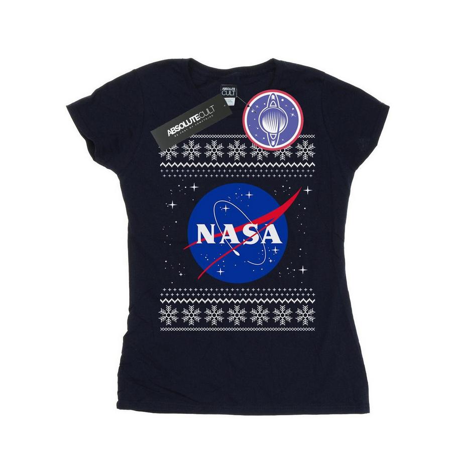 Nasa Christmas Jumper Style T-Shirt  