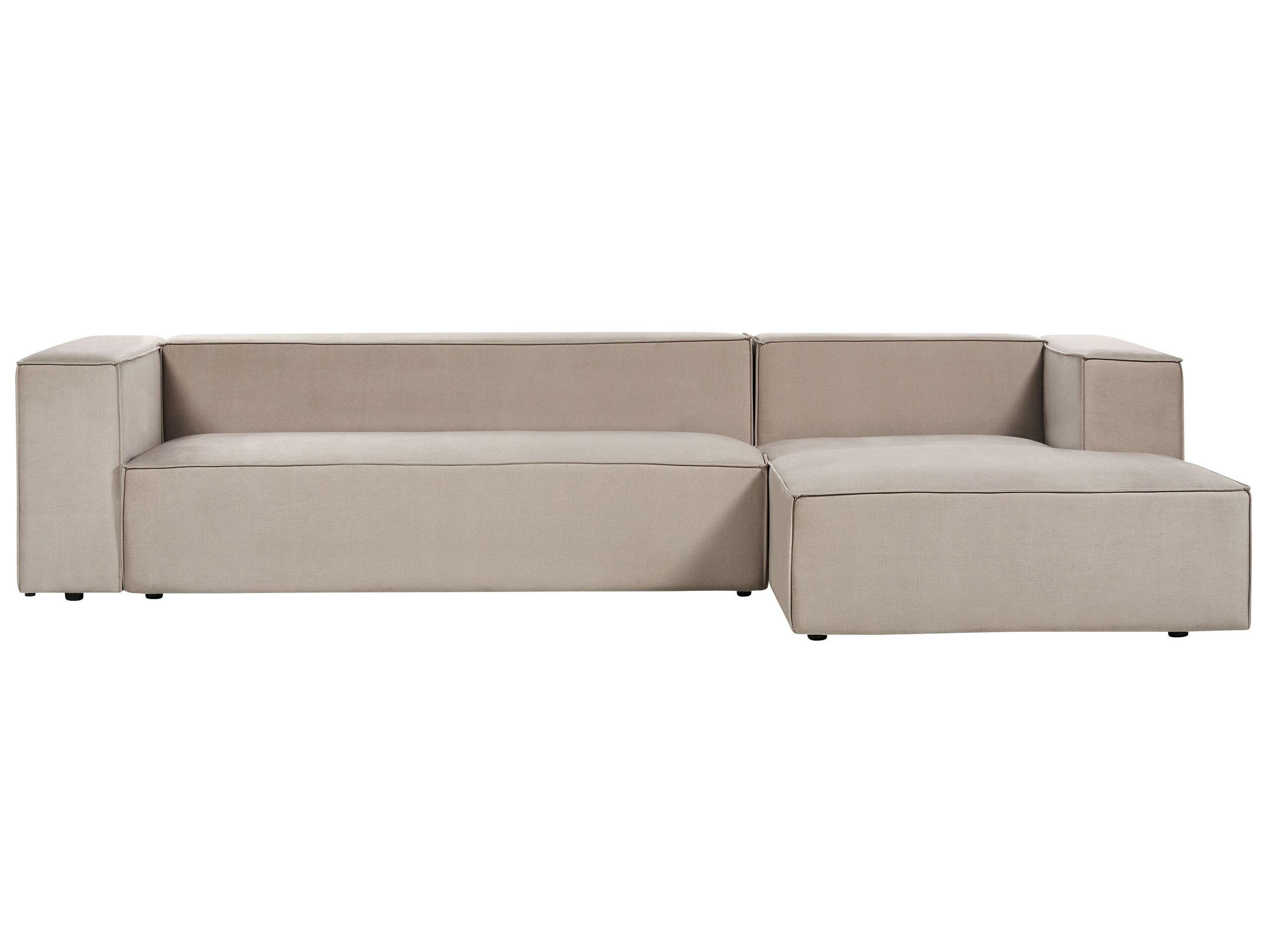 Beliani 3 Sitzer Sofa aus Samtstoff Skandinavisch VERNON  