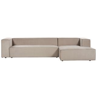 Beliani 3 Sitzer Sofa aus Samtstoff Skandinavisch VERNON  