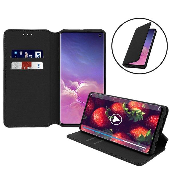 Avizar  Custodia Flip Galaxy S10 Nero 