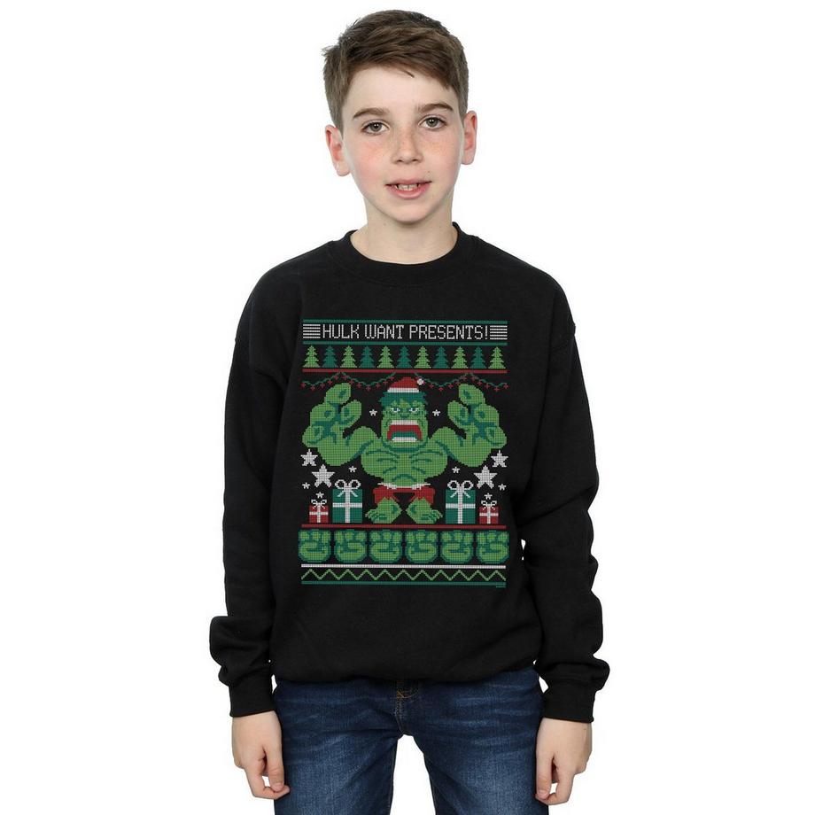 MARVEL  Hulk Want Presents Sweatshirt 