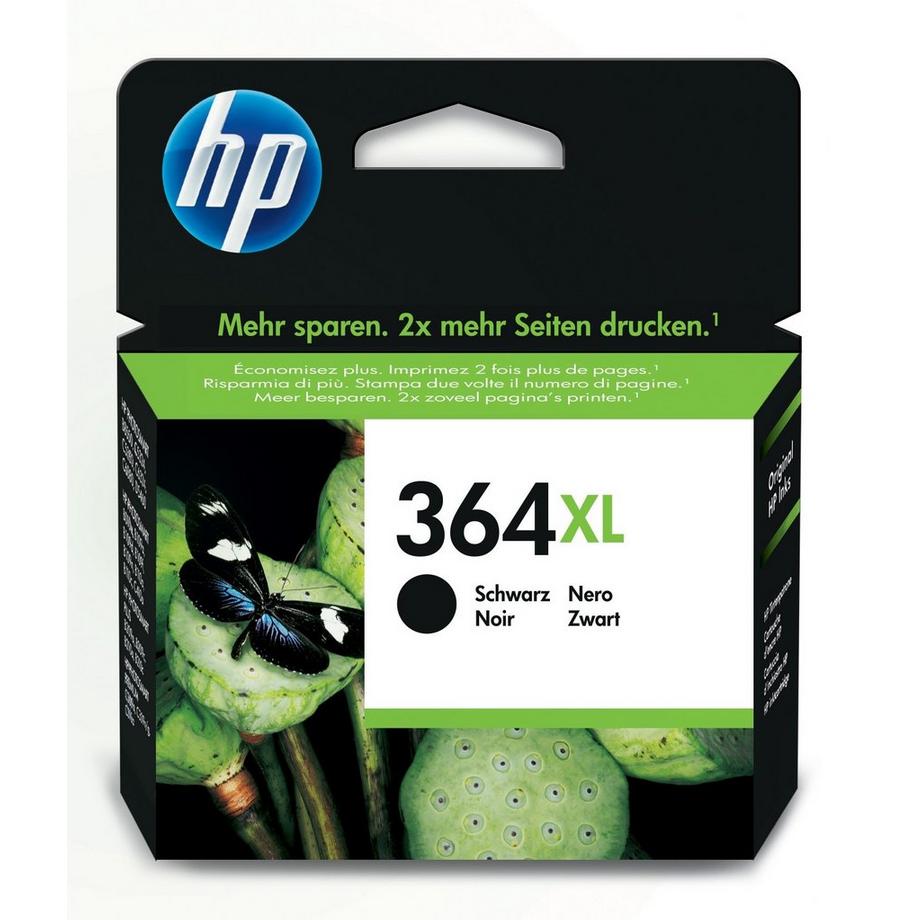 HP  364XL Schwarz Original Druckerpatrone mit hoher Reichweite 