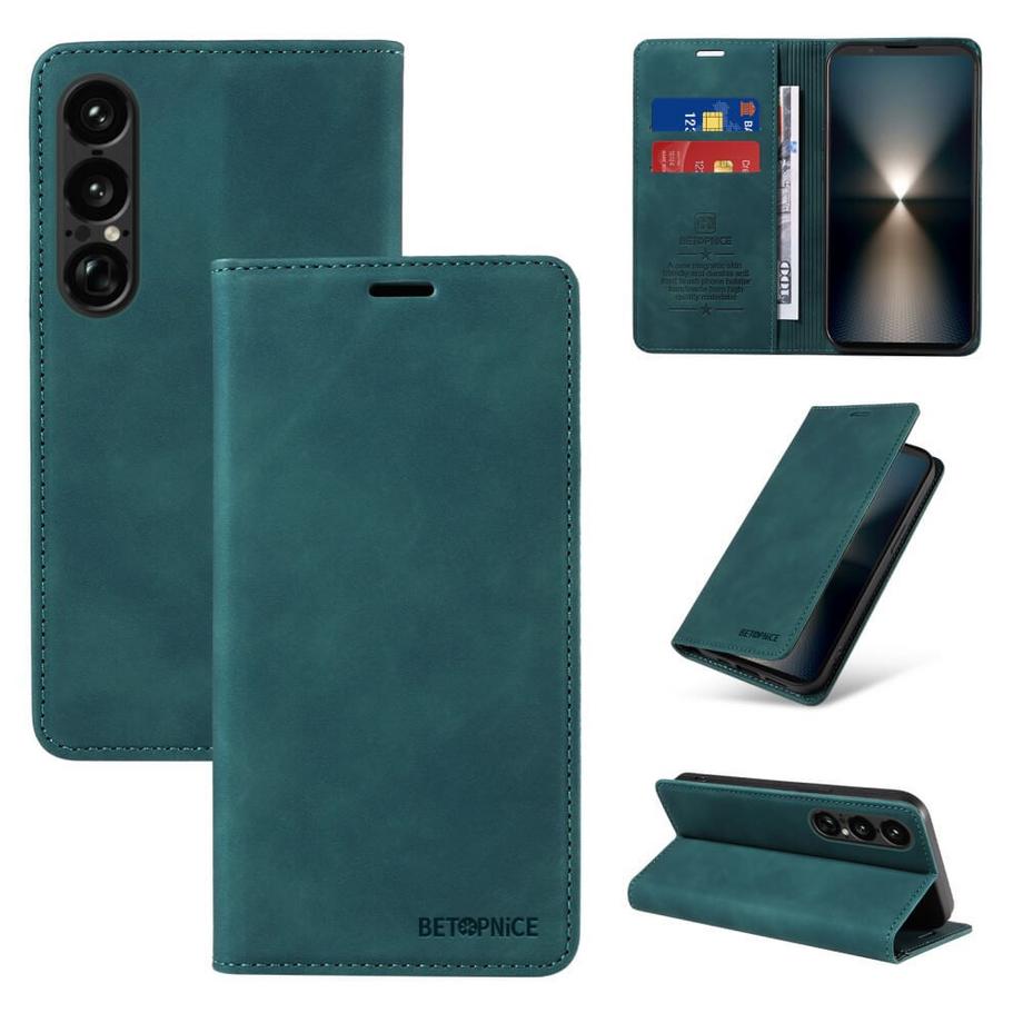 Cover-Discount  Sony Xperia 1 VII - Custodia Flip Vintage 