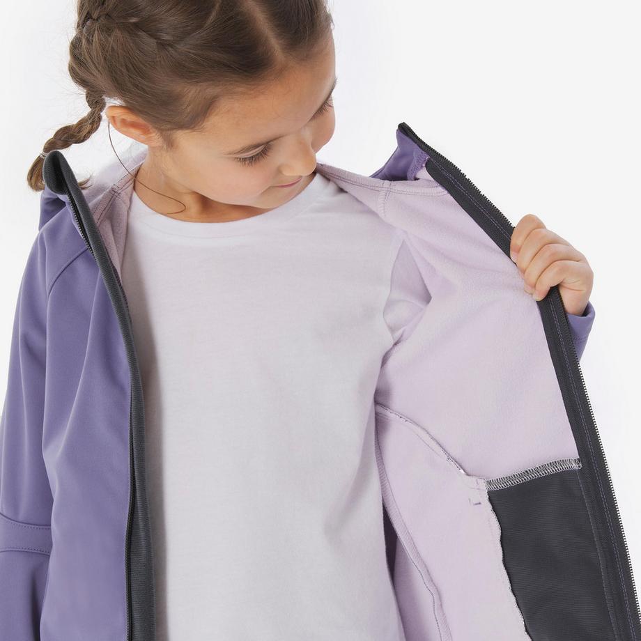 QUECHUA MH550 Giacca Softshell Trekking Bambino  