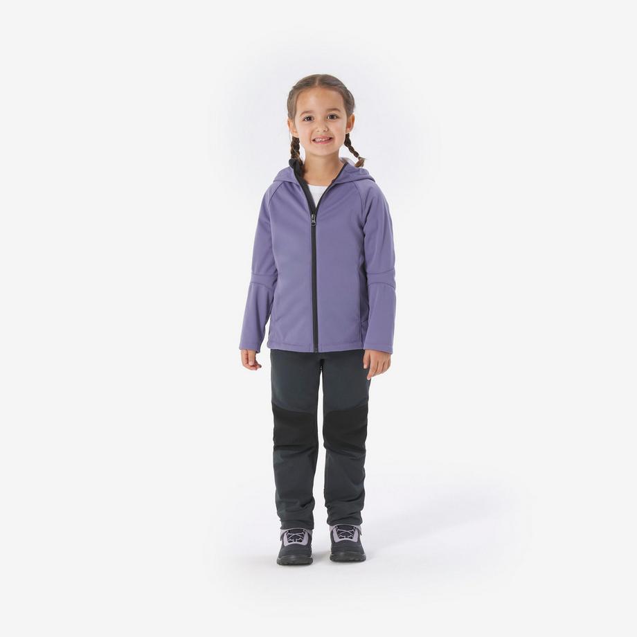 QUECHUA MH550 Giacca Softshell Trekking Bambino  