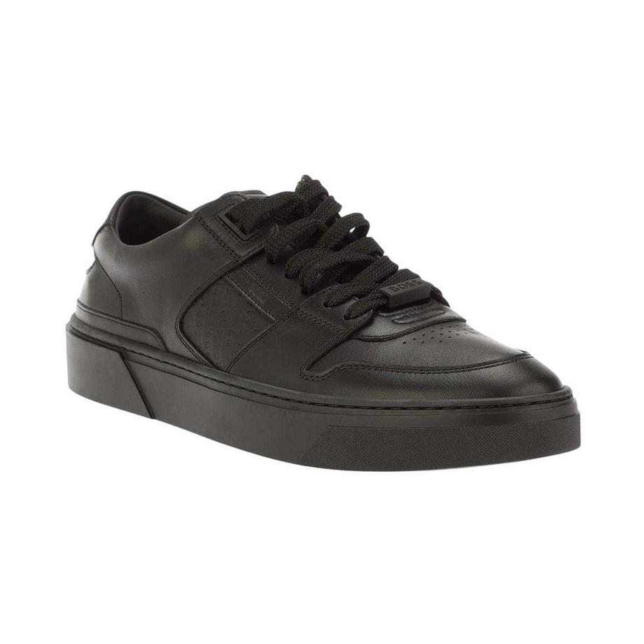 Gary Sneaker , Leder, Flach