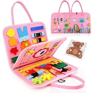 Activity Board, 3-Schichten Busy Board Spielzeug Lernspielzeug Sensorik Spielzeug Baby, Baby