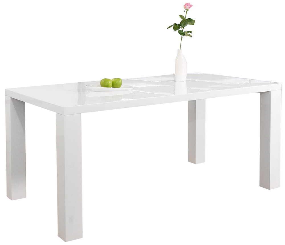 mutoni Tavolo da pranzo 140x90x76cm bianco  