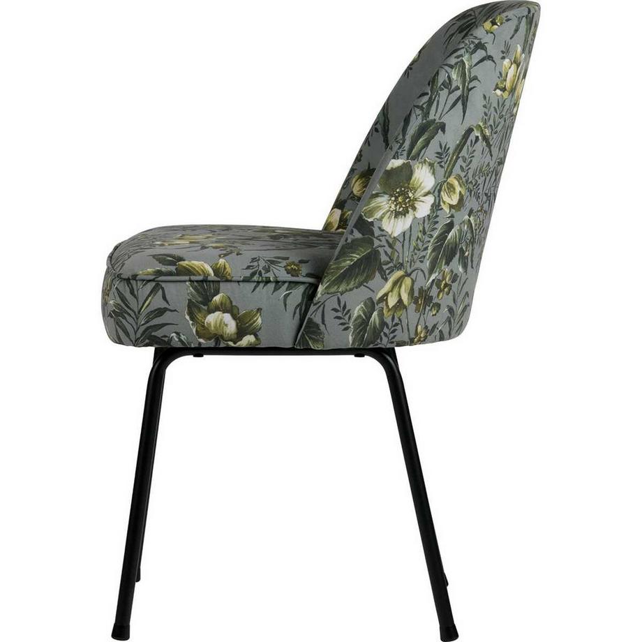 mutoni Chaise de salle à manger Vogue velours poppy  