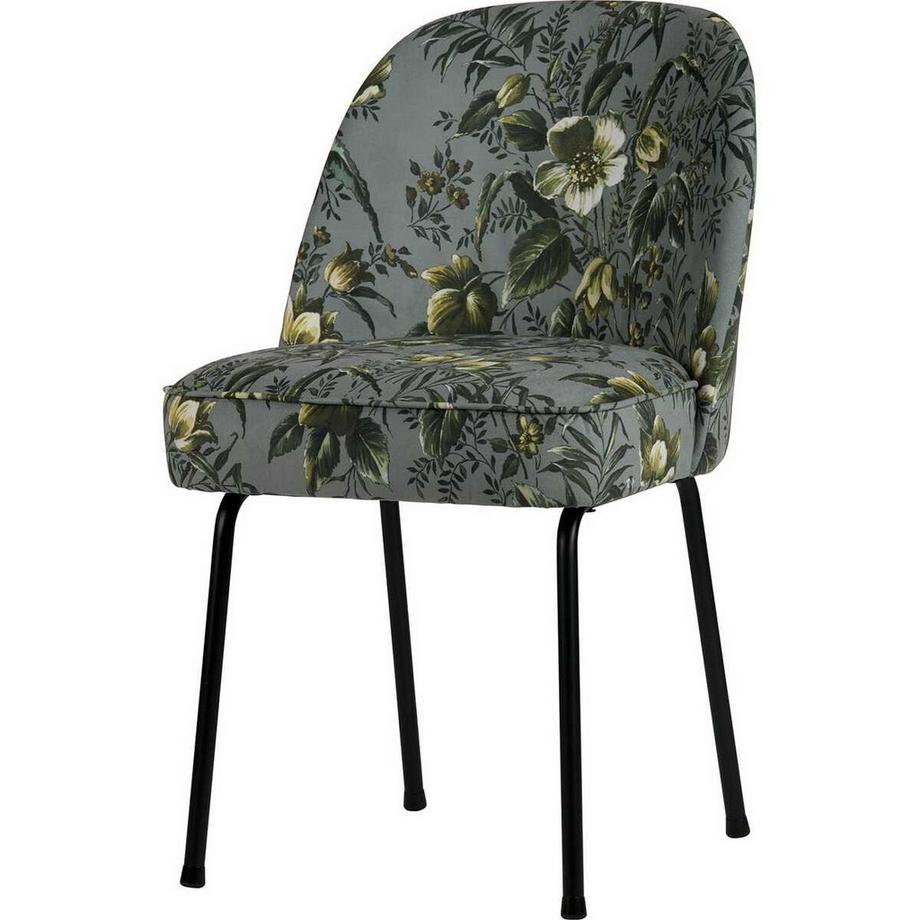 mutoni Chaise de salle à manger Vogue velours poppy  