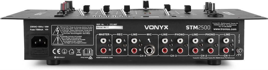 Vonyx  STM-2500, 5-Kanal DJ-Mischpult 