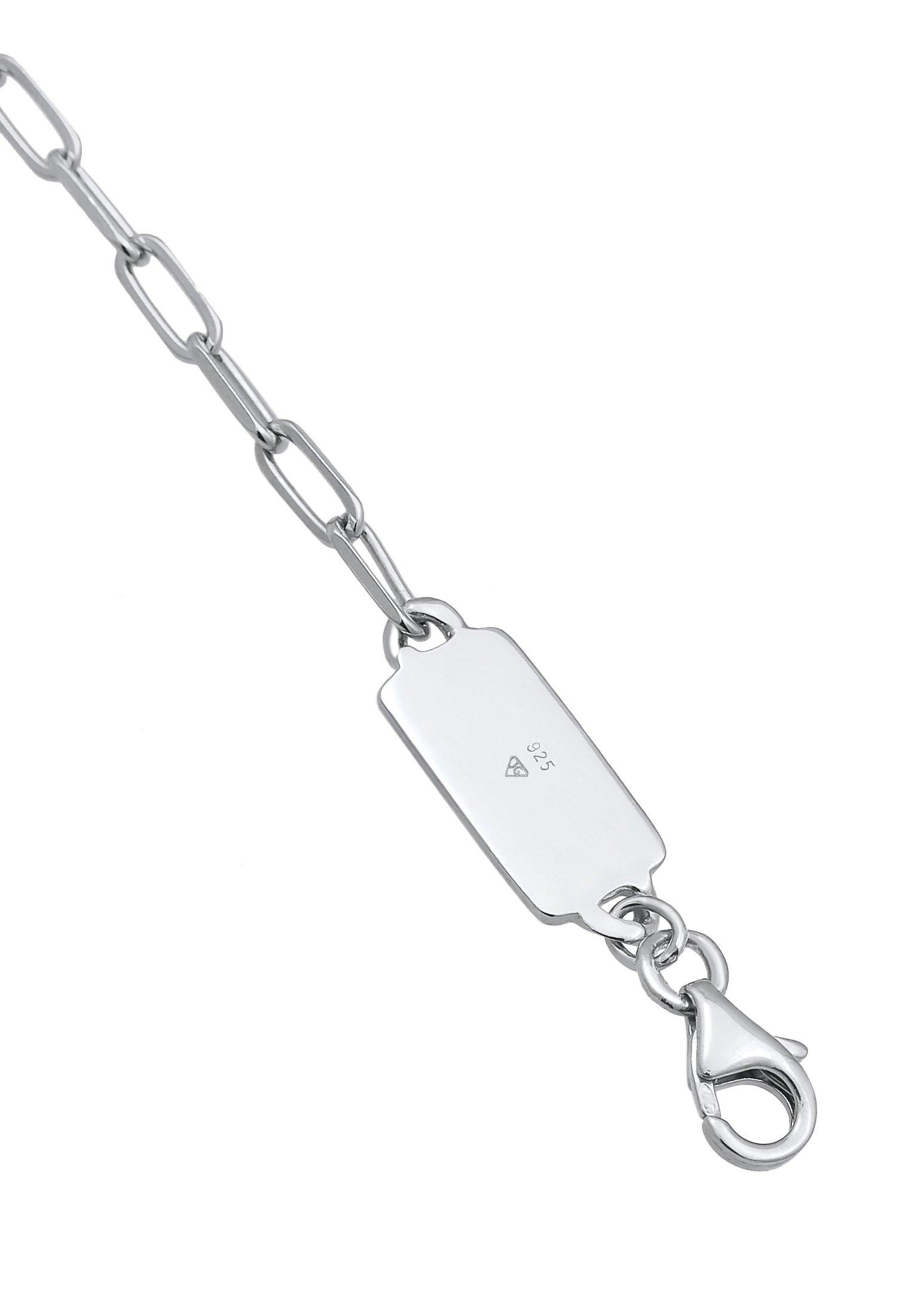 Kuzzoi  Bracelet Herren Gliederkette Oval 925 Silber 