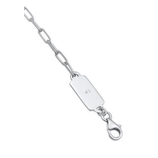 Kuzzoi  Bracelet Herren Gliederkette Oval 925 Silber 