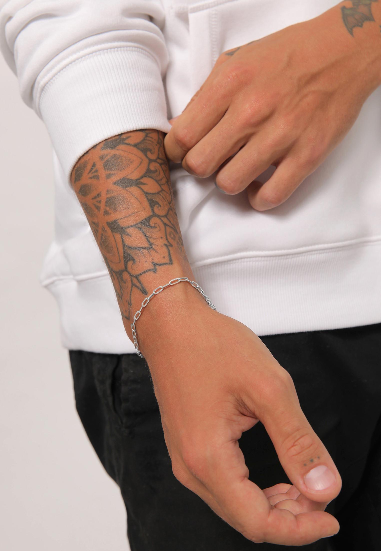 Kuzzoi  Armband  Gliederkette Oval 925 Silber 