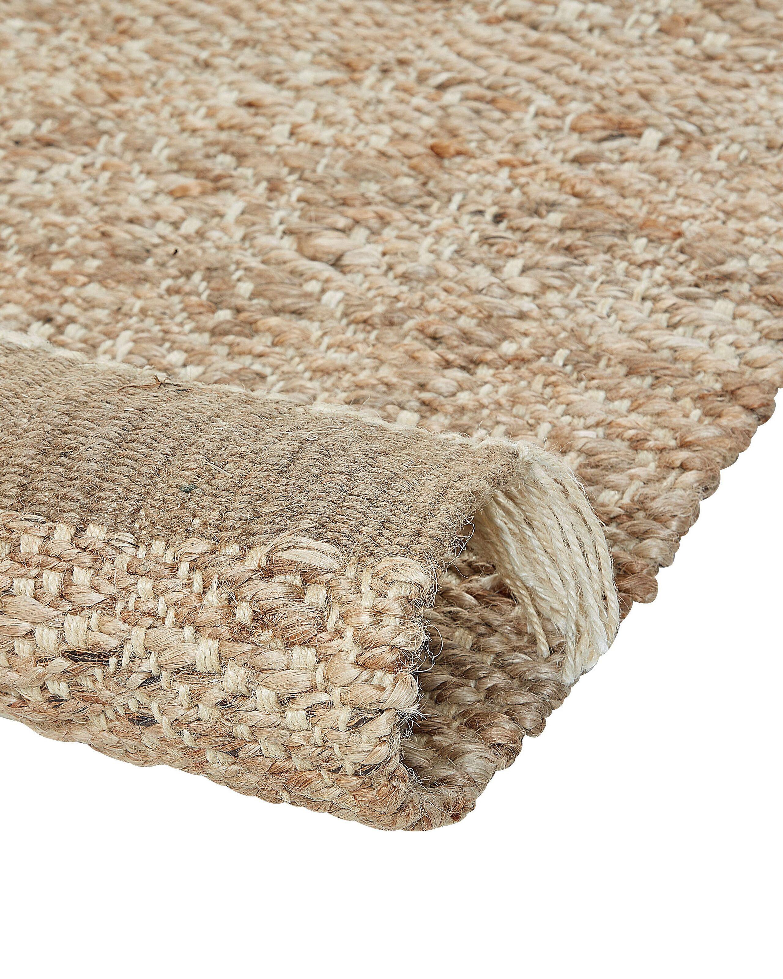 Beliani Tapis en Jute Boho ABANA  