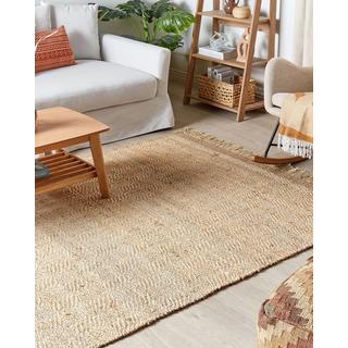 Beliani Tapis en Jute Boho ABANA  