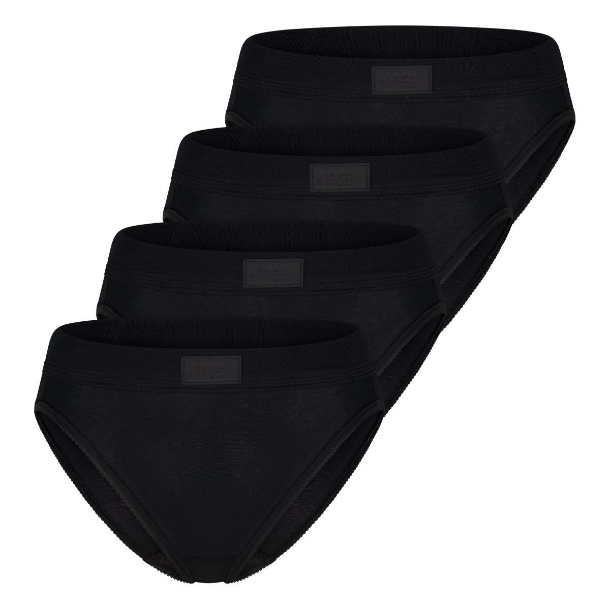 Sloggi Culotte Maxi Lot De 4 Femme - Sous-Vêtements Confort Taille Haute