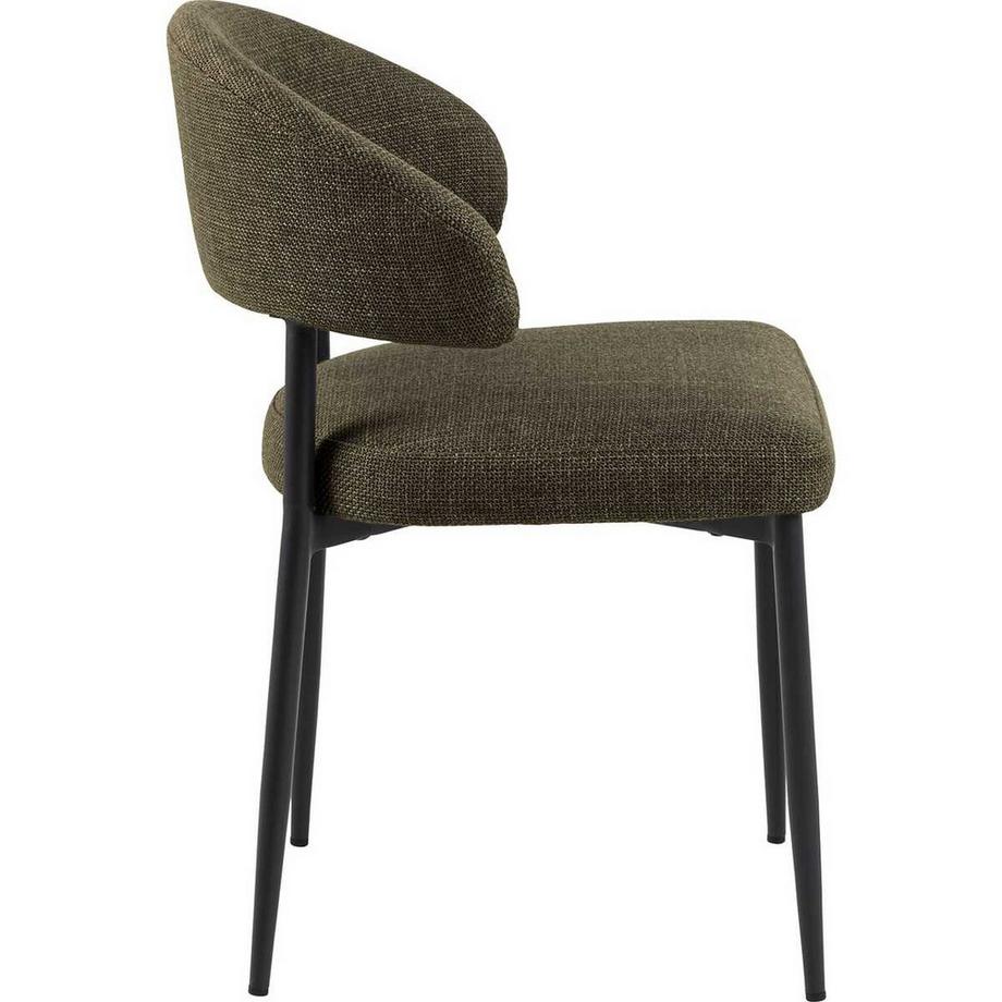 mutoni Chaise de salle à manger Neron vert (1 pièce)  