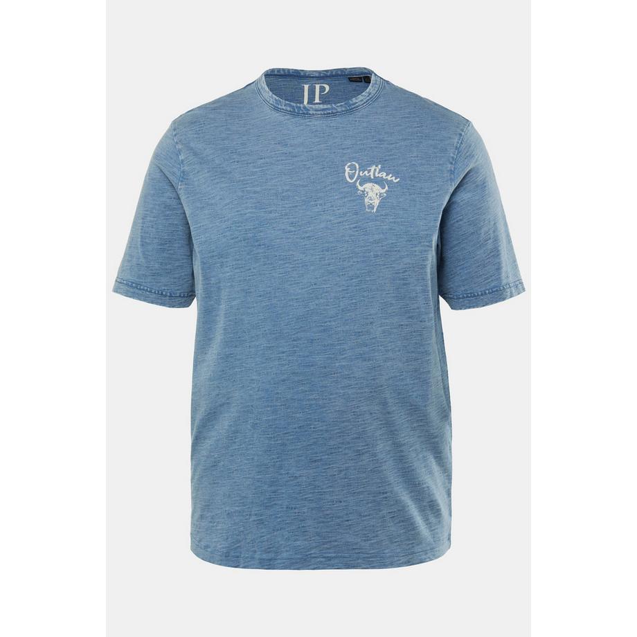 JP1880 Halbarm Brustprint Vintage Look T-Shirt  