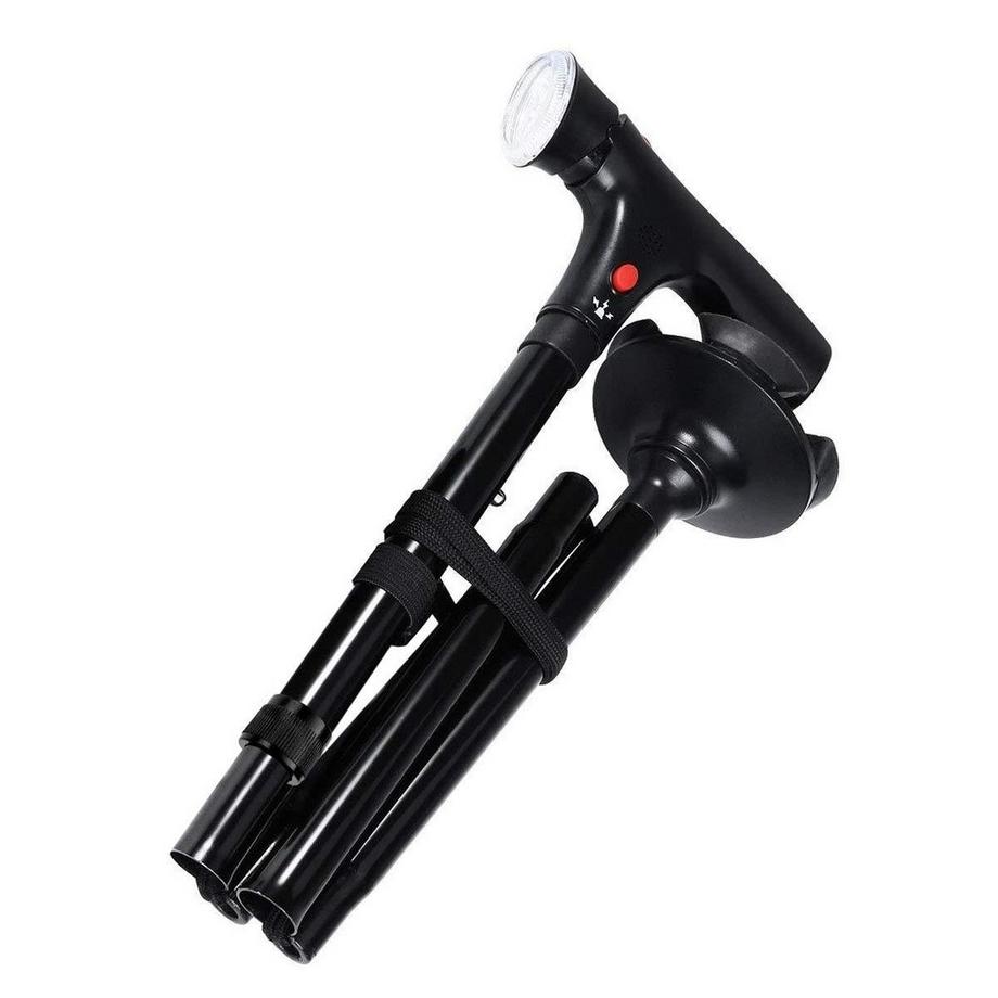 eStore  Faltbarer Spazierstock mit LED 