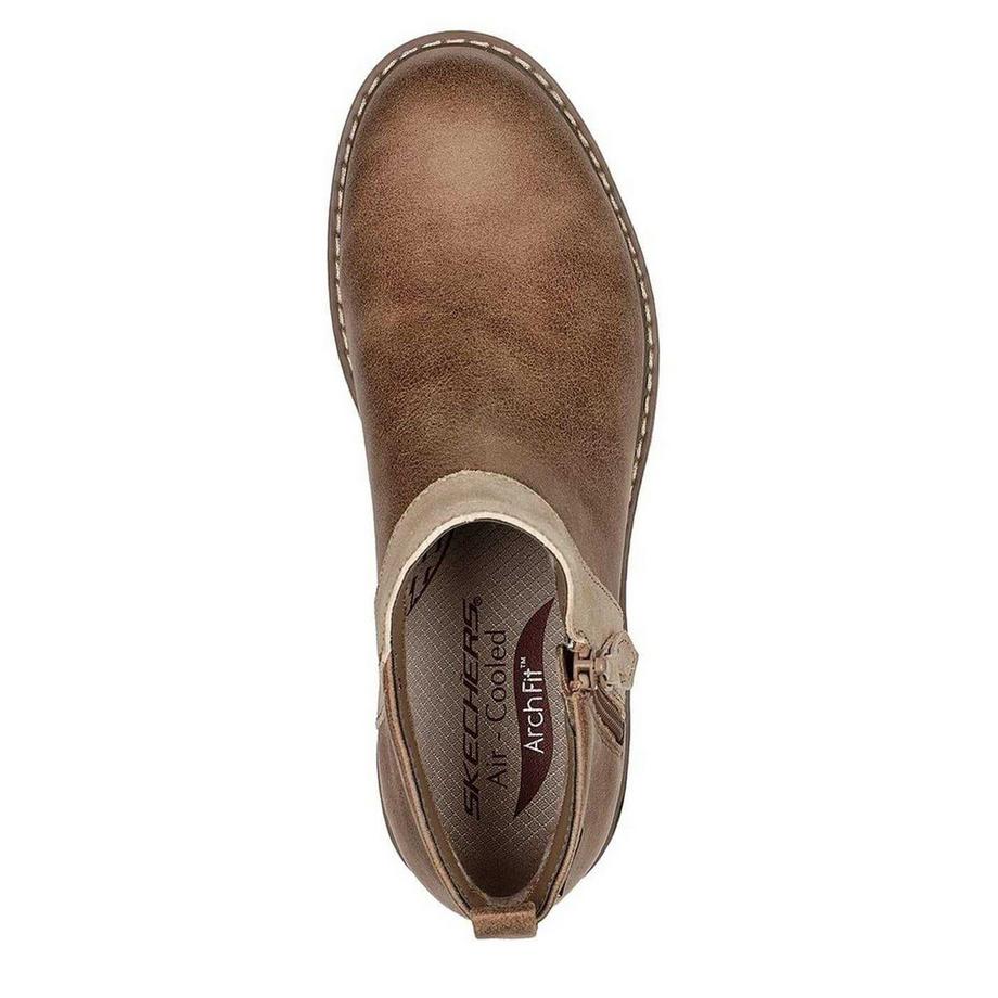 SKECHERS Wildleder Stiefeletten mit Weitem Passform über dem Spann  